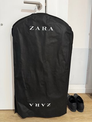 Traje Zara Hombre Negro Americana y Pantalón