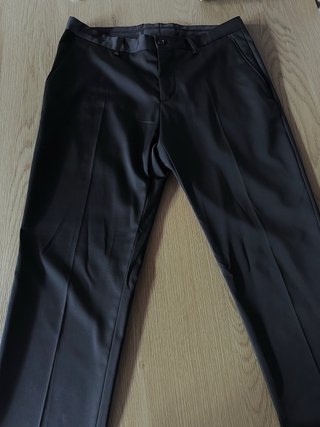 Traje Zara Hombre Negro Americana y Pantalón