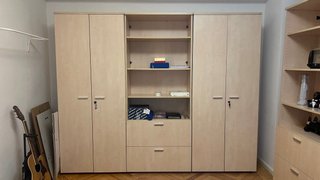 Mueble de oficina alto madera