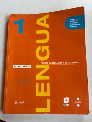 Lengua castellana y literatura, 1 Bachillerato