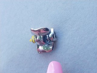 Charm Pandora Dumbo Amarillo y Plateado