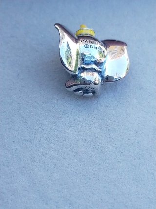 Charm Pandora Dumbo Amarillo y Plateado