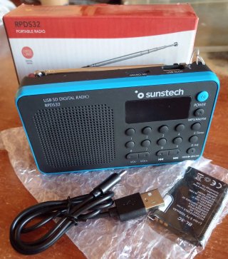 Radio Portátil Sunstech RPDS32 USB SD