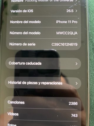 iPhone 11 Pro 256GB  + batería nueva + caja