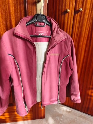 Anorak Reebok Talla M Rosa