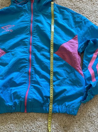 Cortavientos Umbro Azul y Rosa