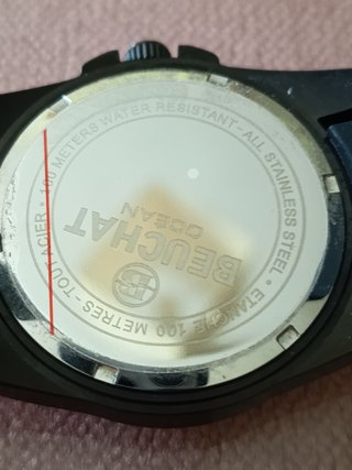 Reloj Beuchat Océan Hombre Negro ¡Impecable!