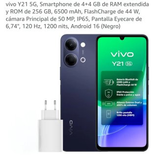 Vivo Y21 5G nero