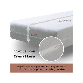 Funda colchón algodón ajustable absorbente