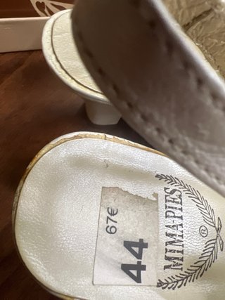 Zapatos vestir Mimapies Beige Talla 38