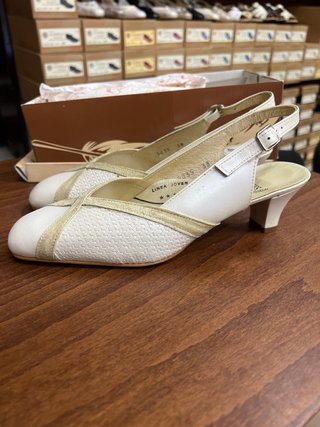 Zapatos vestir Mimapies Beige Talla 38