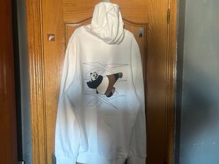 Sudadera Reebok Blanca Kung Fu Panda