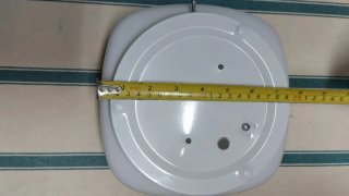 Lámpara  de techo o pared moderna blanca