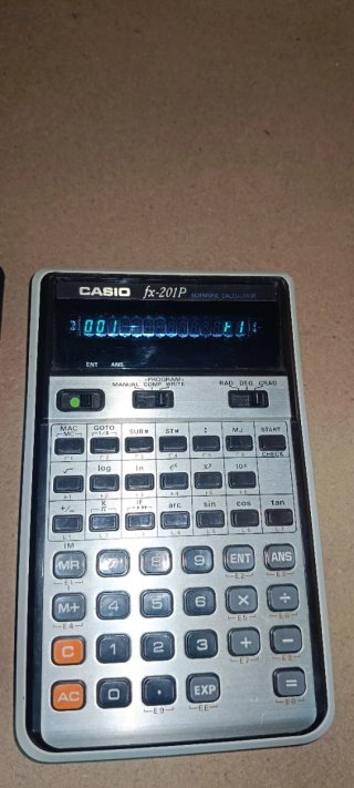 Calculadora Casio fx-201P Vintage Completa
