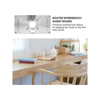 Towwoo placa de mesa enrutador aluminio
