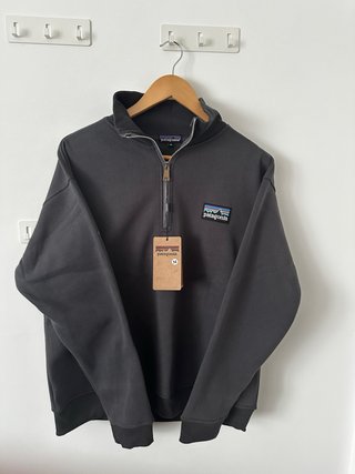 Sudadera Patagonia 1/4 Zip Talla M Gris Oscuro