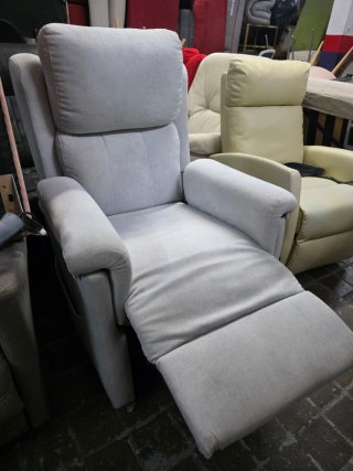 Sillón eléctrico elevable relax gris