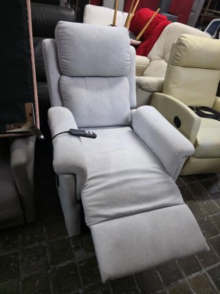 Sillón eléctrico elevable relax gris