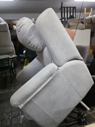 Sillón eléctrico elevable relax gris