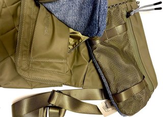 Mochila/bolso Desigual Marrón y Verde Militar