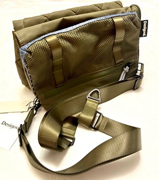 Mochila/bolso Desigual Marrón y Verde Militar