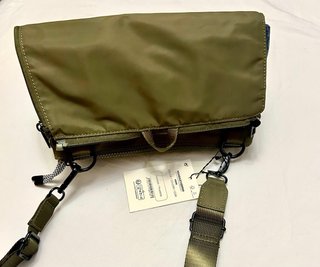 Mochila/bolso Desigual Marrón y Verde Militar