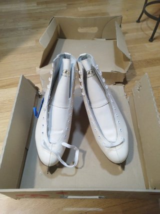 Botas de patinaje artístico sobre hielo