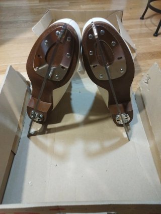Botas de patinaje artístico sobre hielo