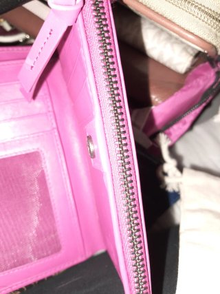 Billetera Biba Piel Fucsia Sin Estrenar