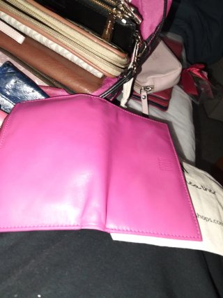 Billetera Biba Piel Fucsia Sin Estrenar