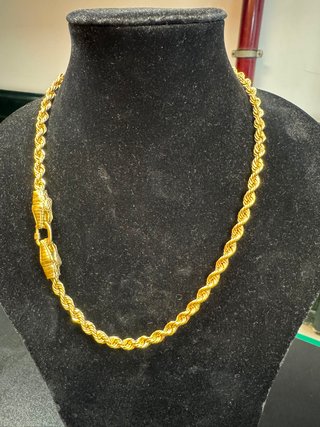 Cadena Oro 18k Macizo Cordon Snake Viper