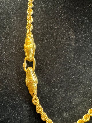 Cadena Oro 18k Macizo Cordon Snake Viper