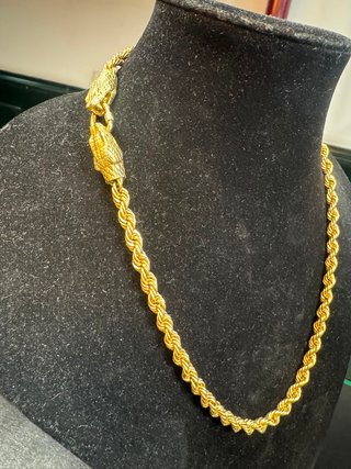 Cadena Oro 18k Macizo Cordon Snake Viper