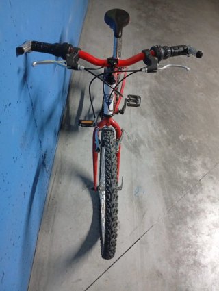 Bicicleta Infantil Oregon Roja y Blanca