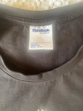 Camiseta Reebok Negra Talla L