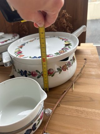 Cazuelas porcelana de Paris