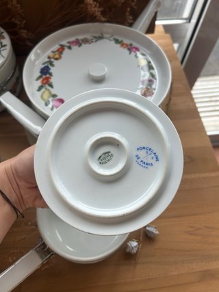 Cazuelas porcelana de Paris