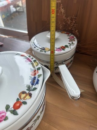 Cazuelas porcelana de Paris