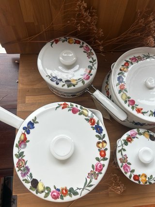 Cazuelas porcelana de Paris