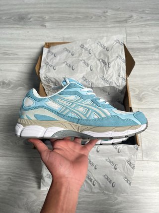 Asics Bambas Azul y Blanco