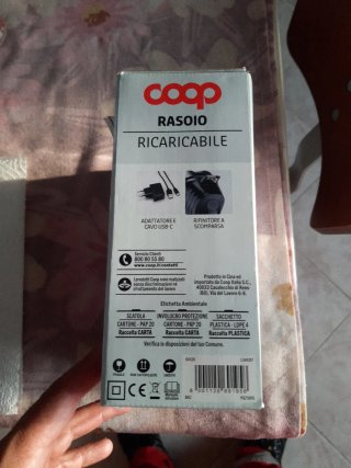 Rasoio Elettrico Ricaricabile Coop
