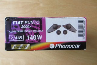 SOPORTES TWEETERS FIAT PUNTO 188 MK2 SALPICADERO