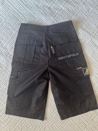 Bermudas Cargo South Pole Talla S Hombre Negro