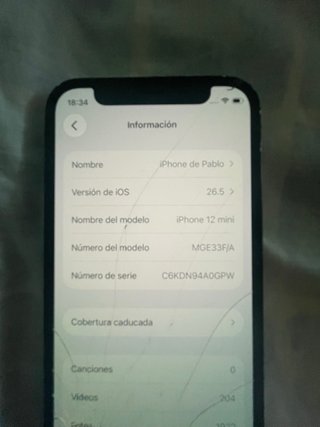 iPhone 12 mini negro 128GB