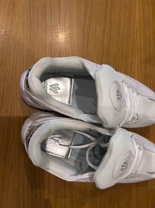 Zapatillas Niño blanca/plateadas
