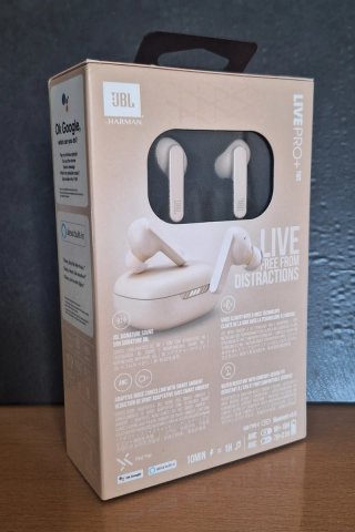 Cascos JBL Live PRO+ TWS Beige/Rosa
