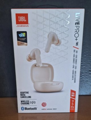 Cascos JBL Live PRO+ TWS Beige/Rosa