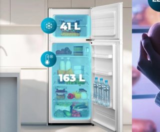 Frigorífico Bolero CoolMarket 2D 204 Blanco