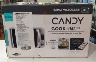 Microondas Candy 22L Grill Plateado Nuevo