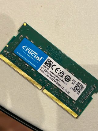 Crucial 16GB DDR4-2666 SODIMM 1.2V CL19